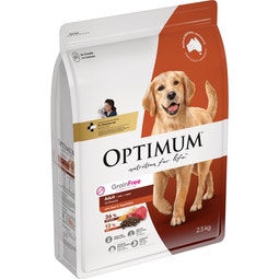 OPTIMUM Grain Free Dry Dog Food Beef & Vegetables Bag 2.5kg image
